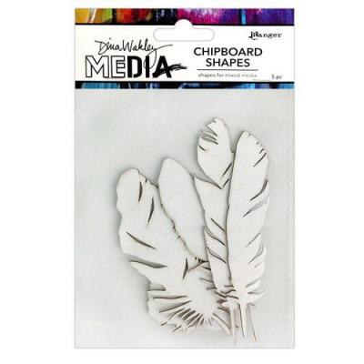 Ranger Dina Wakley Chipboard Shapes - Feathers